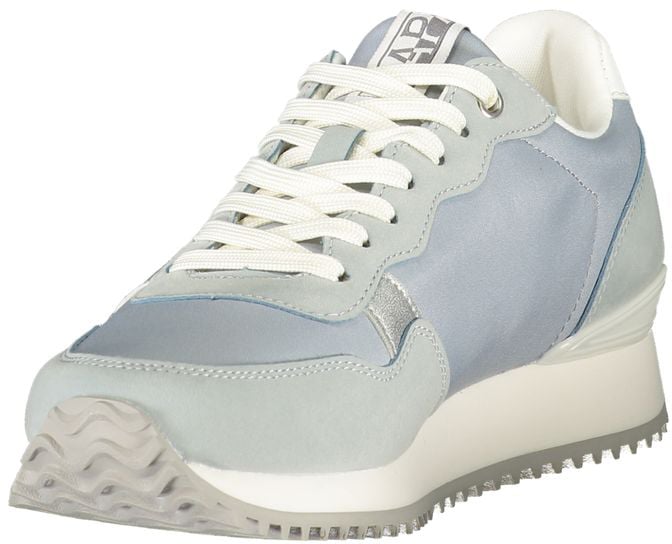 Napapijri Azzurro Polyurethane Women Sneaker Blauw