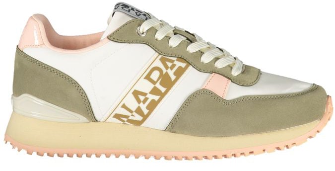 Napapijri Bianco Polyester Womens Sneaker Blauw