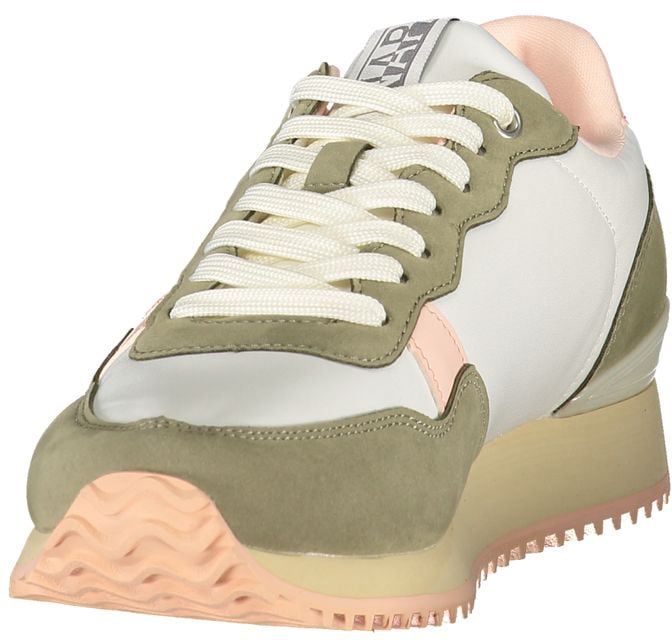 Napapijri Bianco Polyester Womens Sneaker Blauw