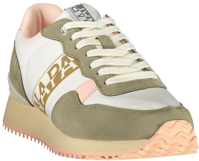 Napapijri Bianco Polyester Womens Sneaker Blauw