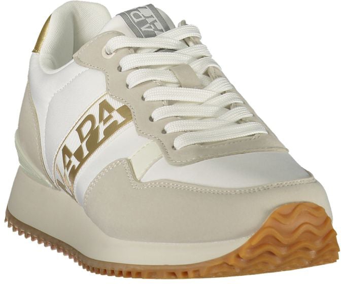 Napapijri White Polyurethane Women's Sneaker Blauw