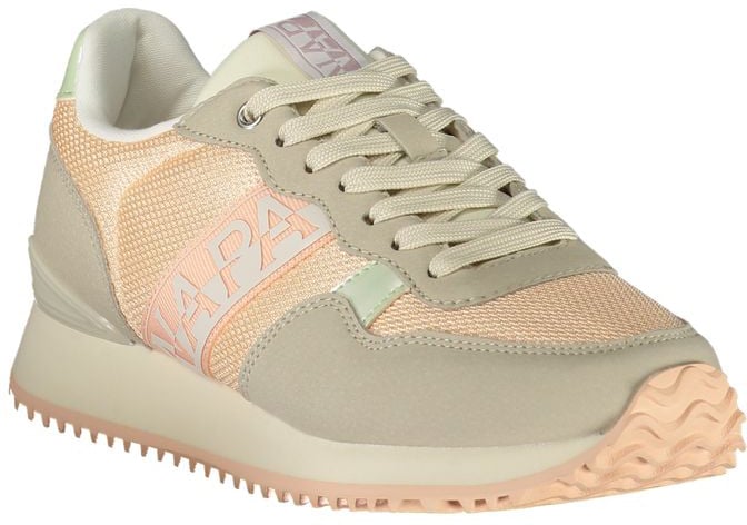 Napapijri Pink Polyester Women's Sneaker Roze