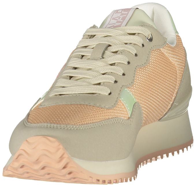 Napapijri Pink Polyester Women's Sneaker Roze