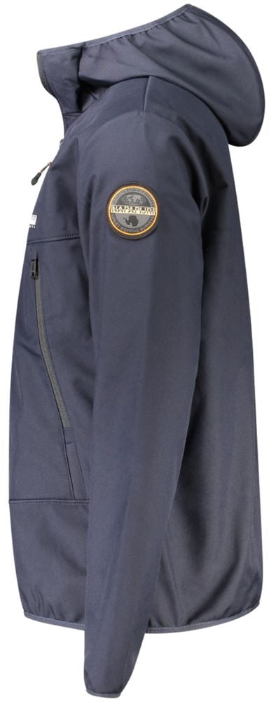 Napapijri Napapijri Blu Polyester Men's Jacket Blauw