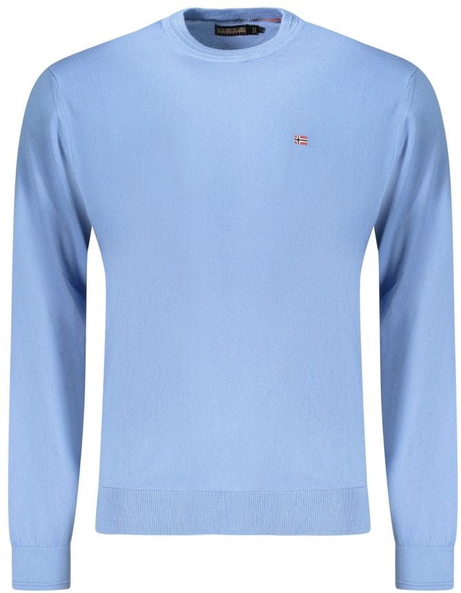 Napapijri Azzurro Cotton Men's T-Shirt Blauw
