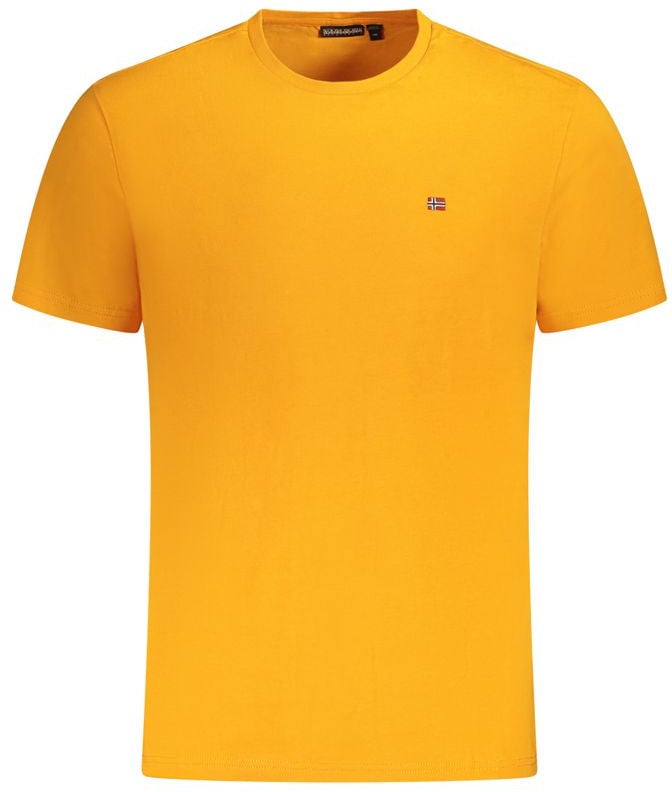Napapijri Napapijri Arancione Cotton Men T-Shirt Oranje