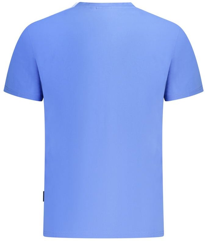 Napapijri Napapijri Blue Cotton Men's T-Shirt Blauw