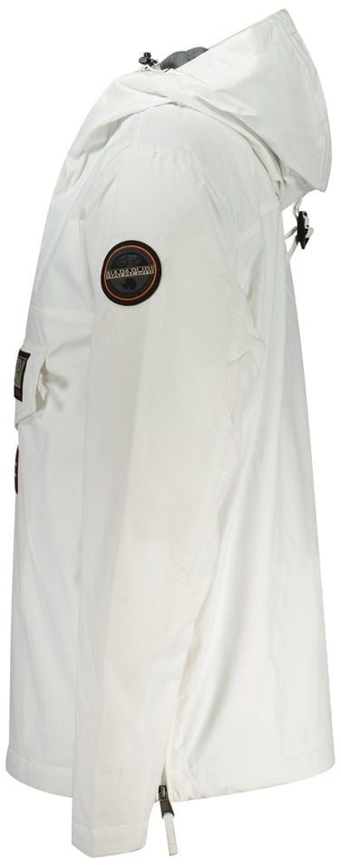 Napapijri Napapijri White Polyamide Men's Jacket Wit