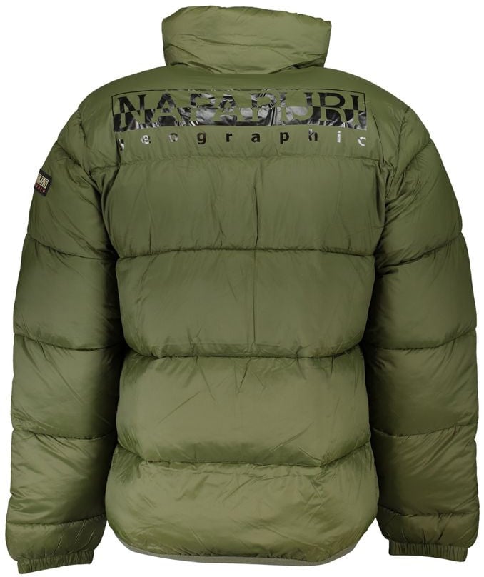 Napapijri Verde Poliammide Men's Jacket Groen