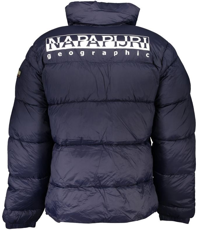 Napapijri Napapijri Blue Polyamide Jacket Blauw
