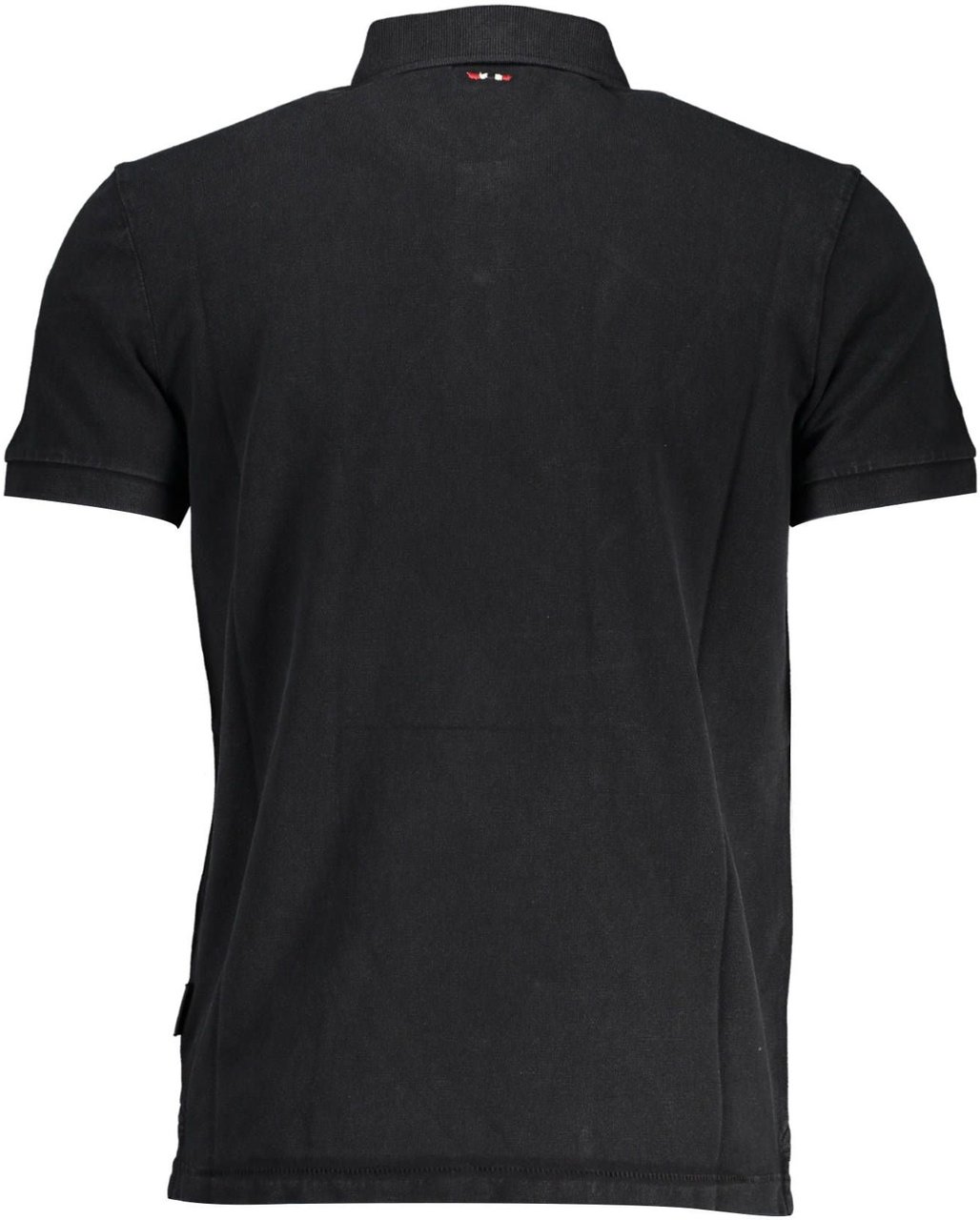 Napapijri Black Cotton Polo Shirt Zwart
