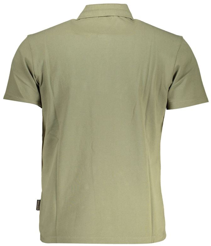 Napapijri Napapijri Green Cotton Polo Shirt Groen
