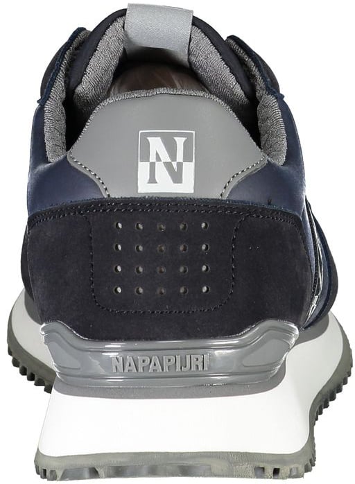 Napapijri Blue Polyester Sneaker Blauw