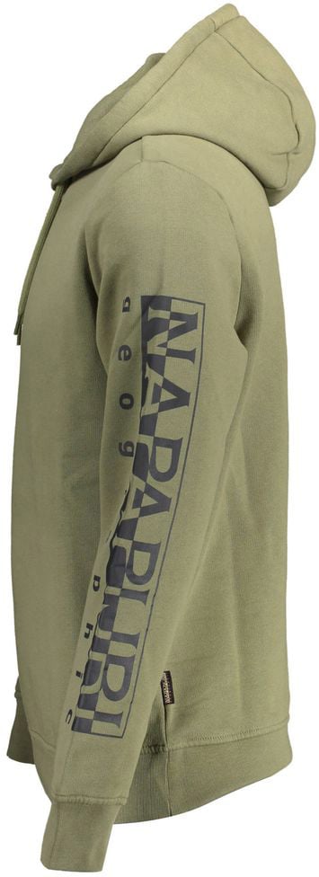 Napapijri Napapijri Verde Cotton Men Sweatshirt Groen