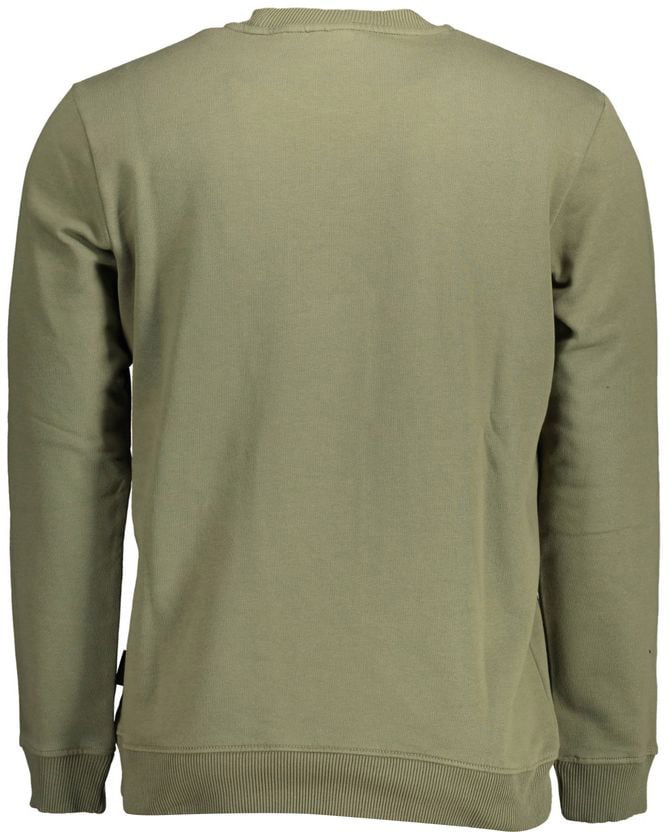 Napapijri Napapijri Verde Cotton Men's Sweatshirt Groen