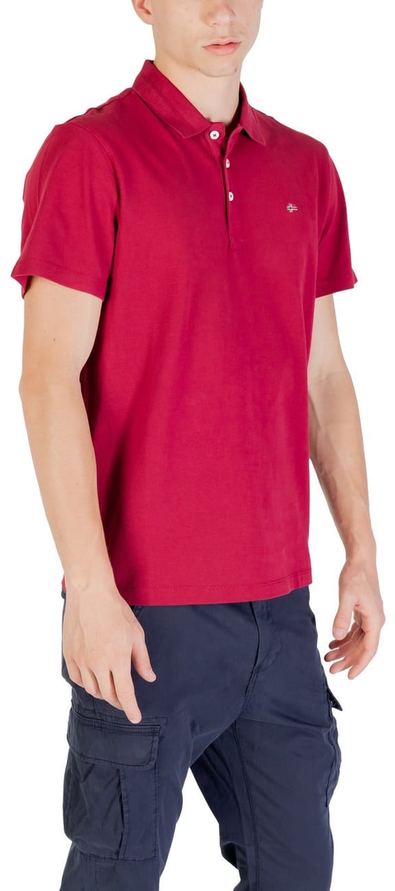 Napapijri Men Polo Maroon