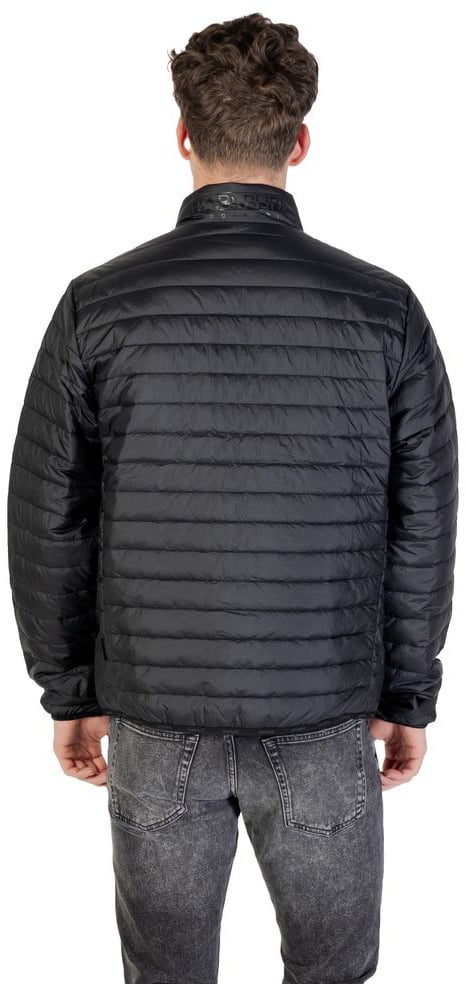 Napapijri Black Polyamide Coat Zwart