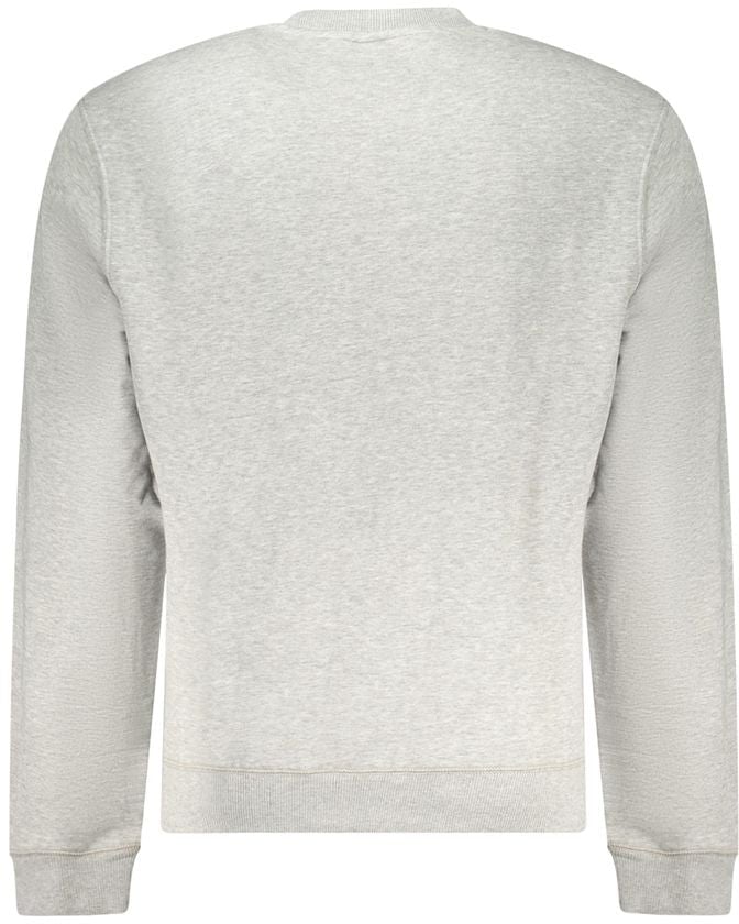 Napapijri Napapijri Grigio Cotton Men Sweatshirt Grijs