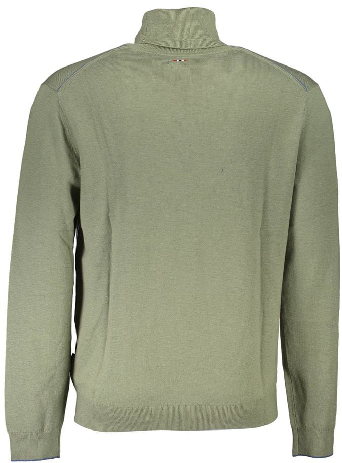 Napapijri Napapijri Verde Wool Men Sweater Groen