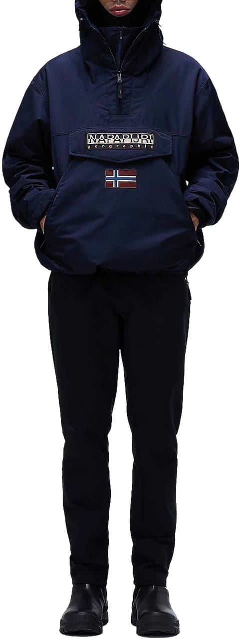 Napapijri Napapijri Rainforest Next Anorak Jas Marineblauw Blauw
