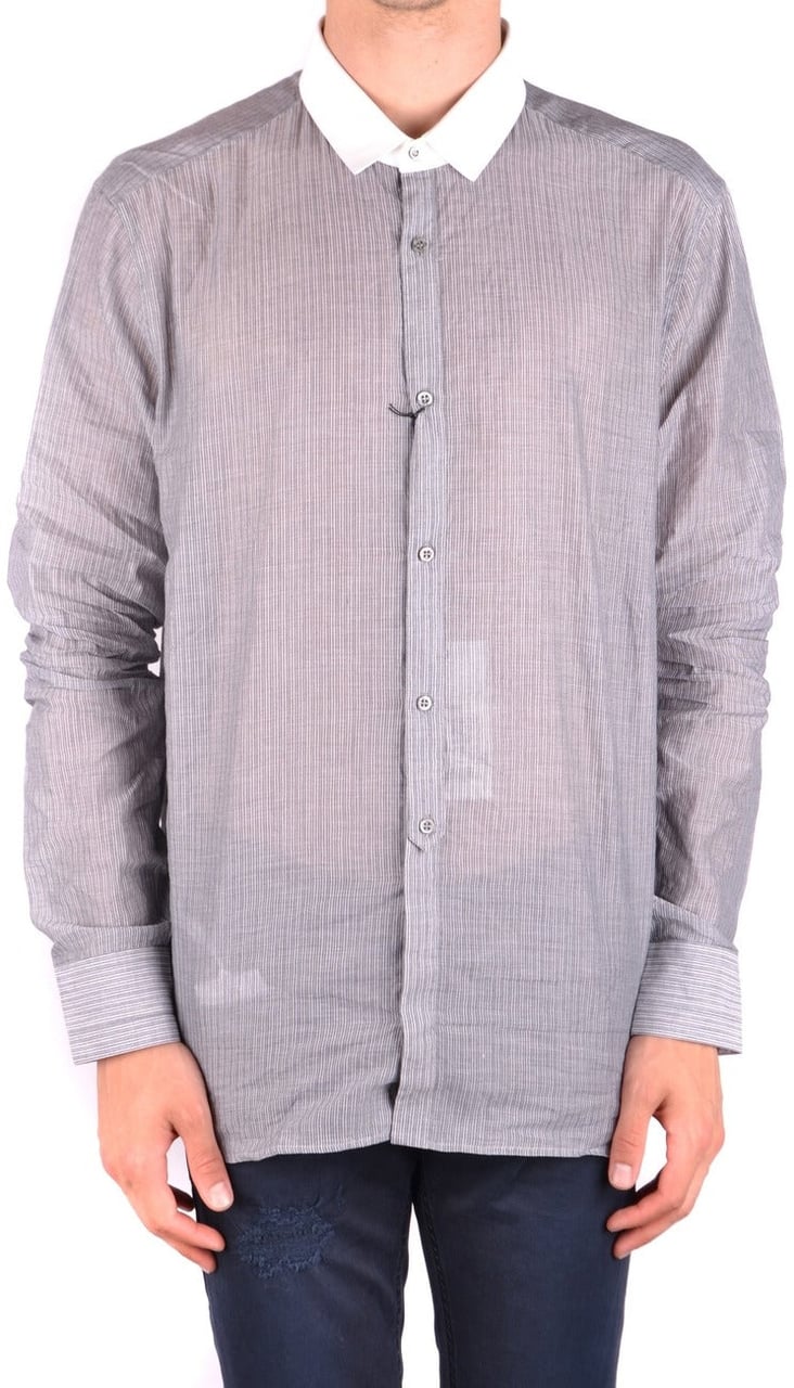 Neil Barrett Men Shirt Grijs