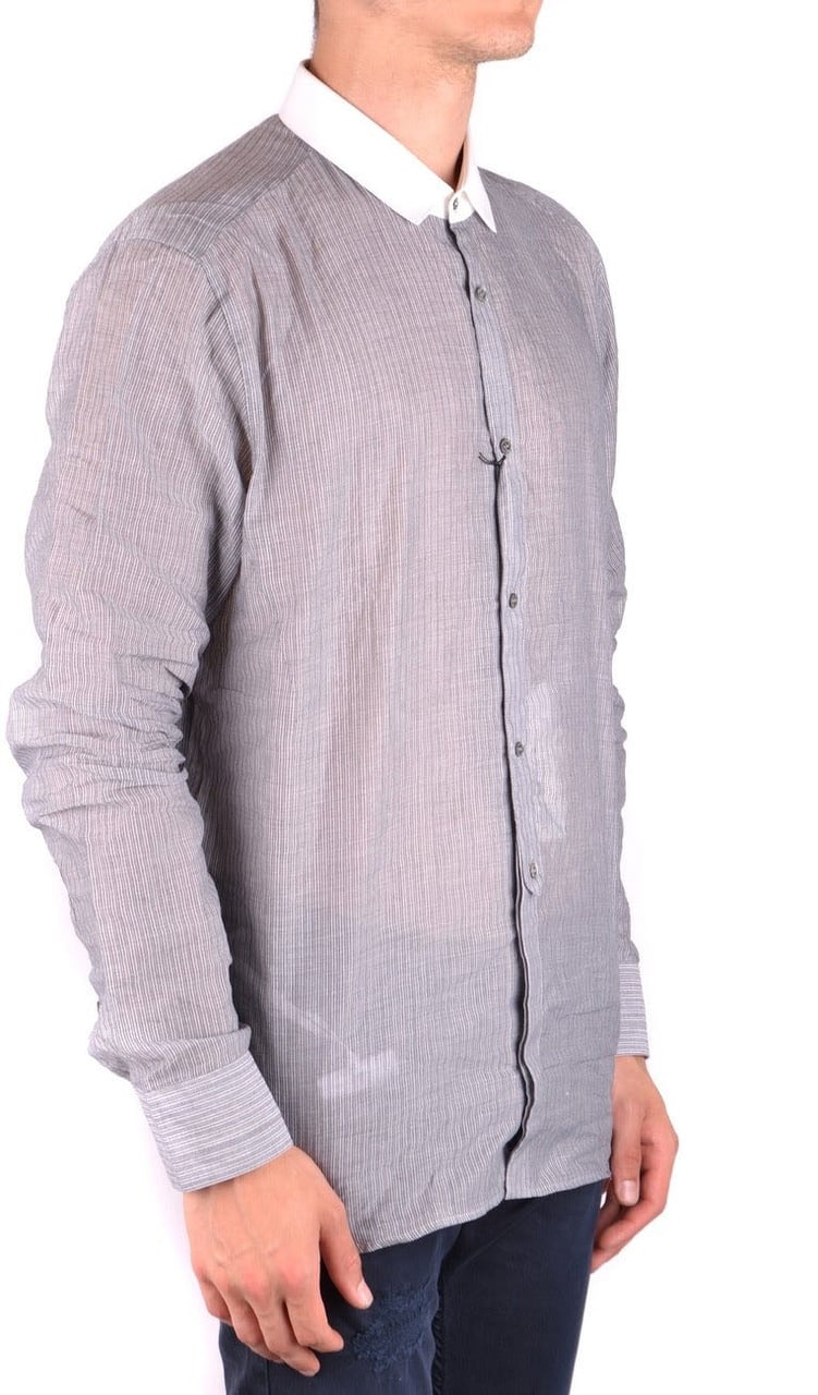 Neil Barrett Men Shirt Grijs
