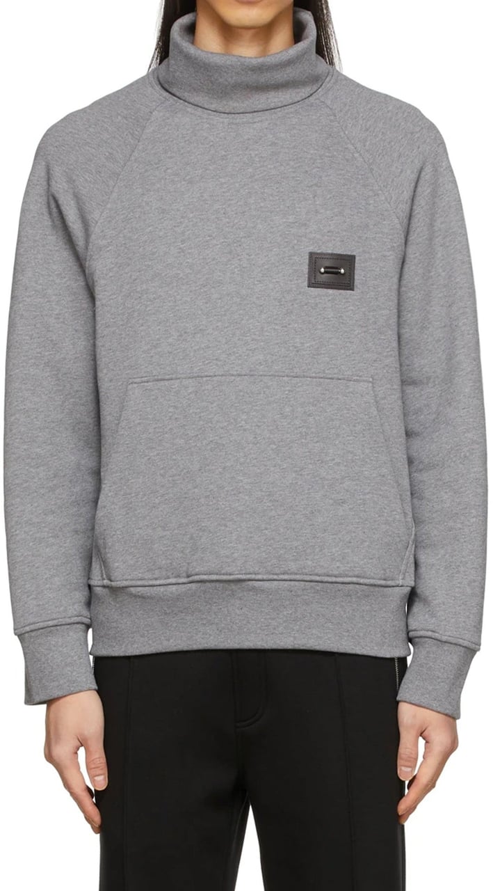 Neil Barrett Jewel Turtleneck Sweatshirt Grijs