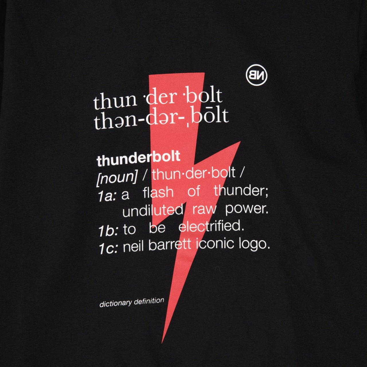 Neil Barrett Hooded Sweatshirt Zwart