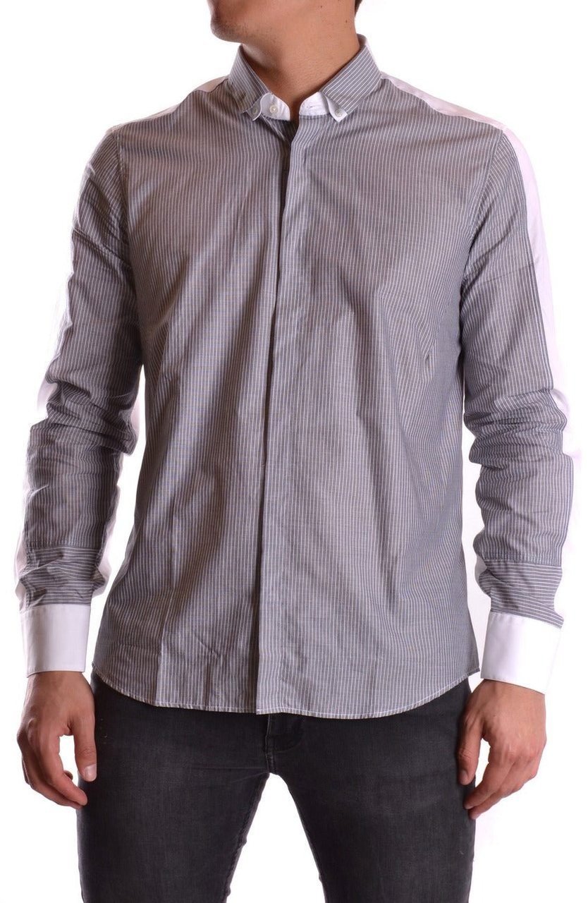 Neil Barrett Men Shirt Grijs