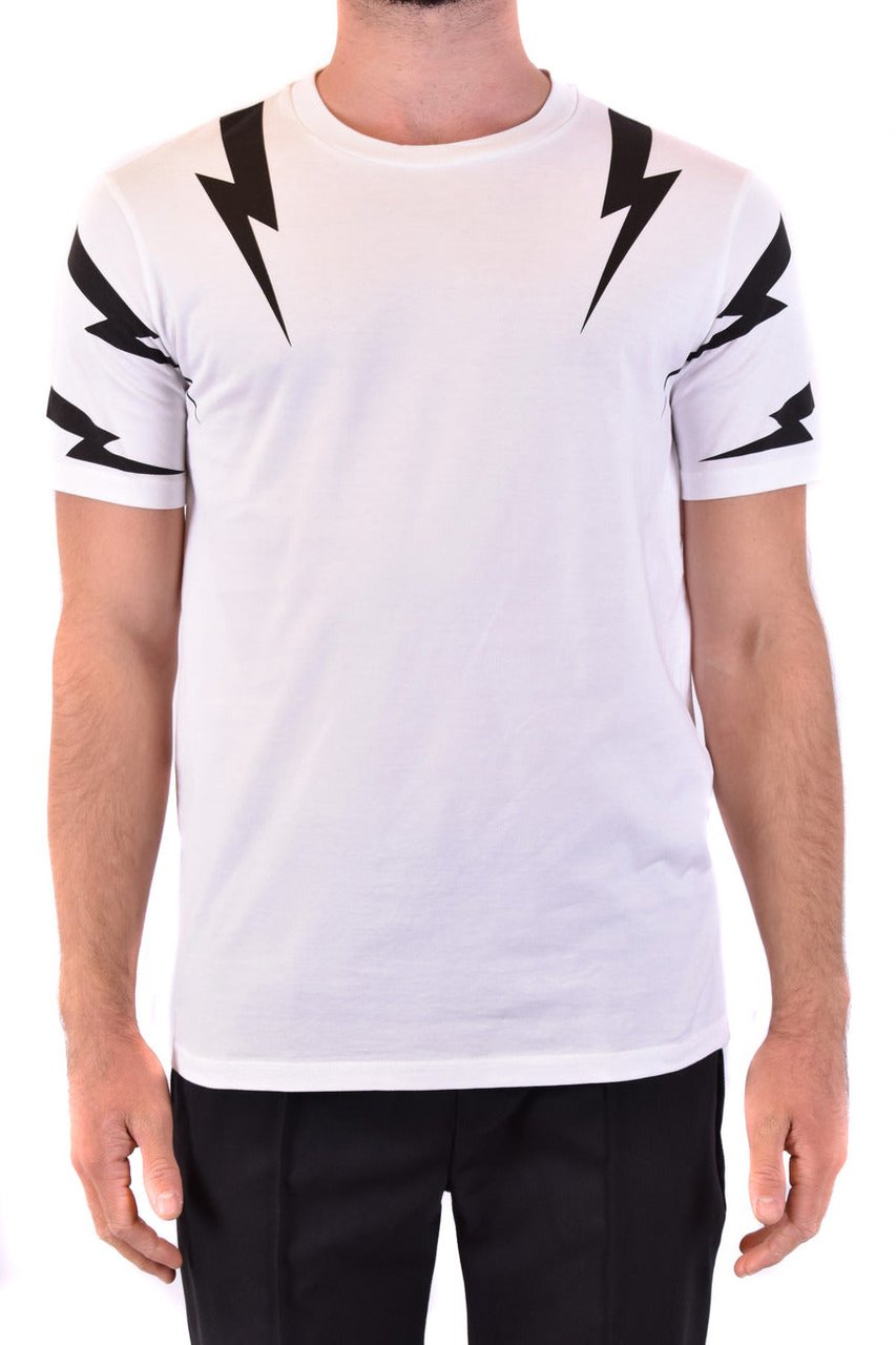Neil Barrett Men T-Shirt Wit