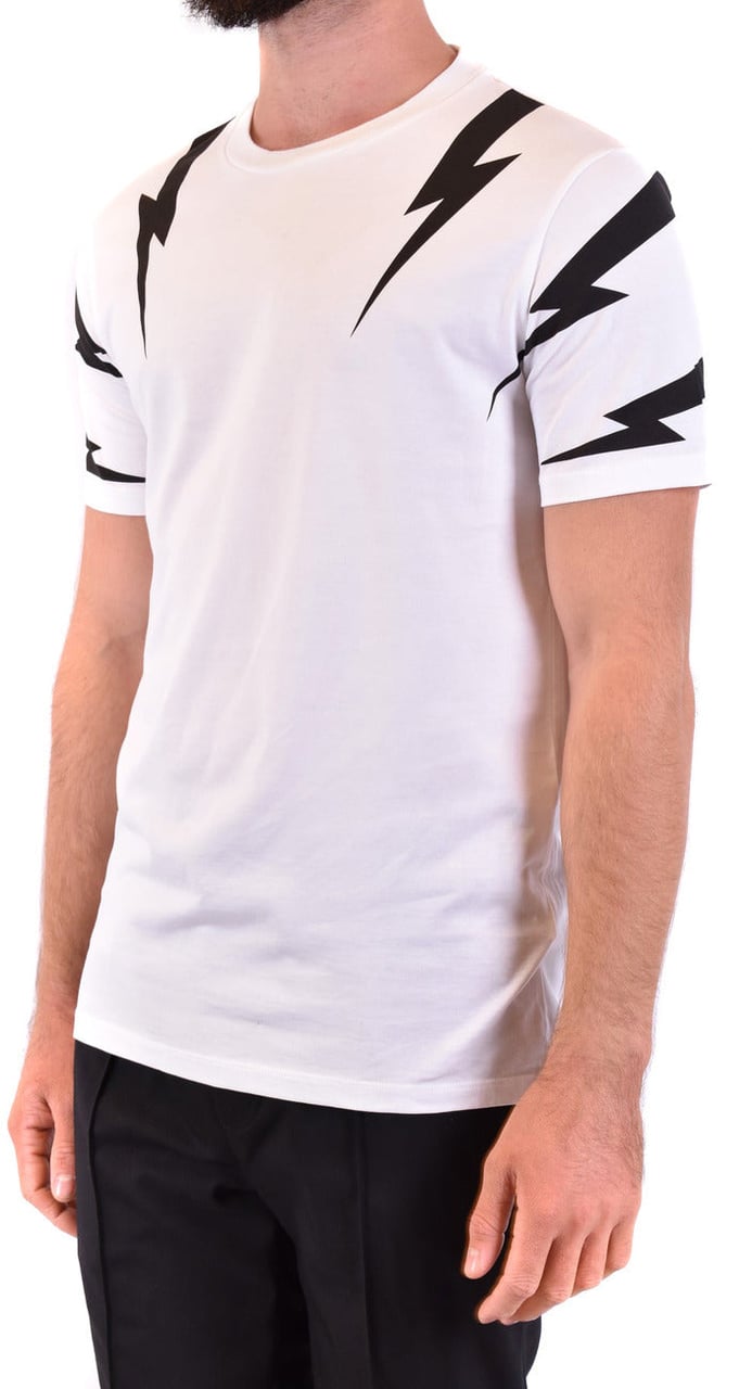 Neil Barrett Men T-Shirt Wit