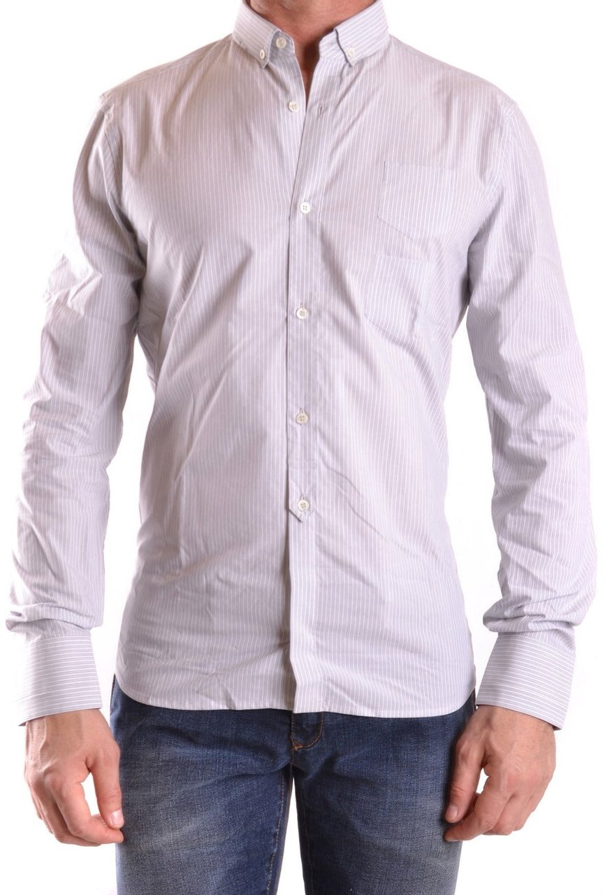Neil Barrett Men Shirt Grijs