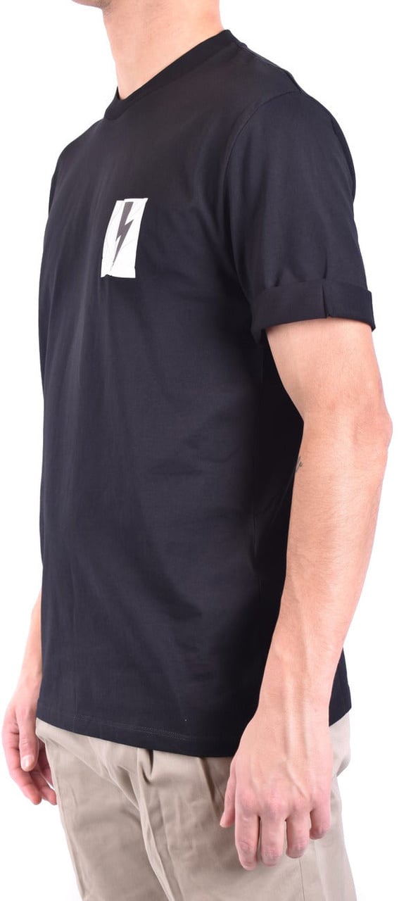 Neil Barrett Men T-Shirt Zwart