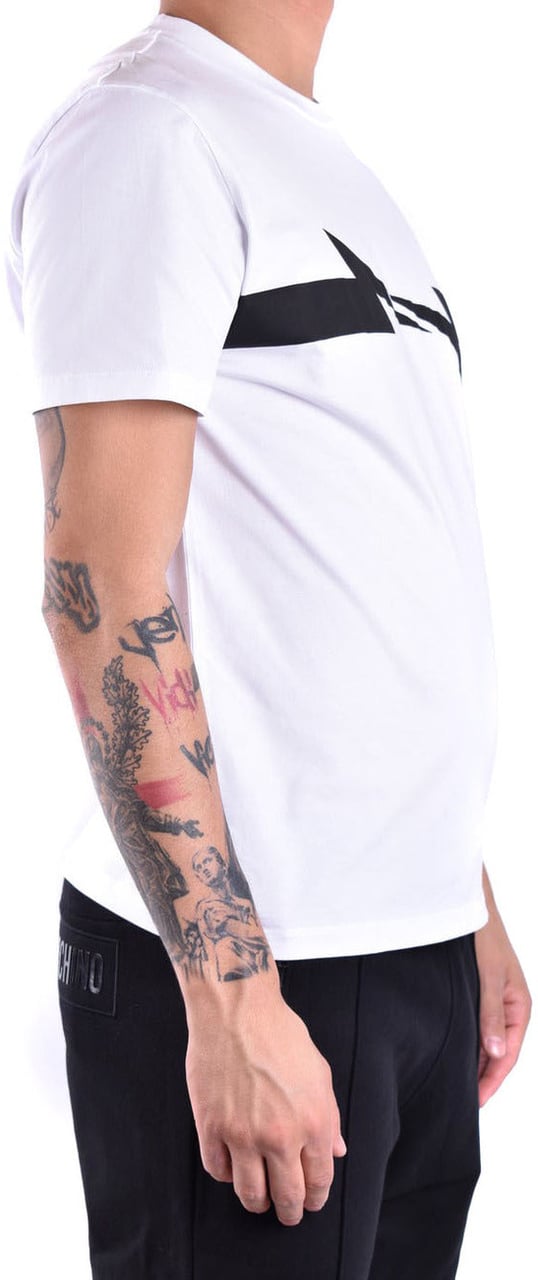 Neil Barrett Men T-Shirt Wit