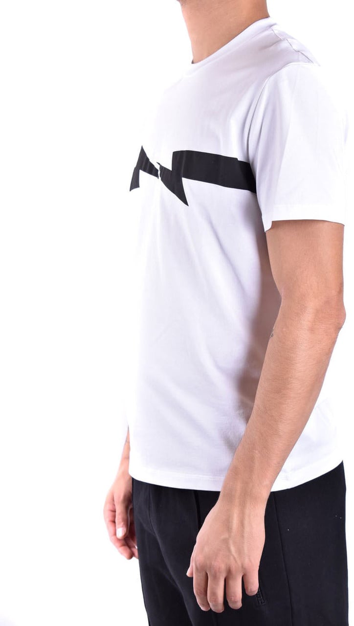 Neil Barrett Men T-Shirt Wit