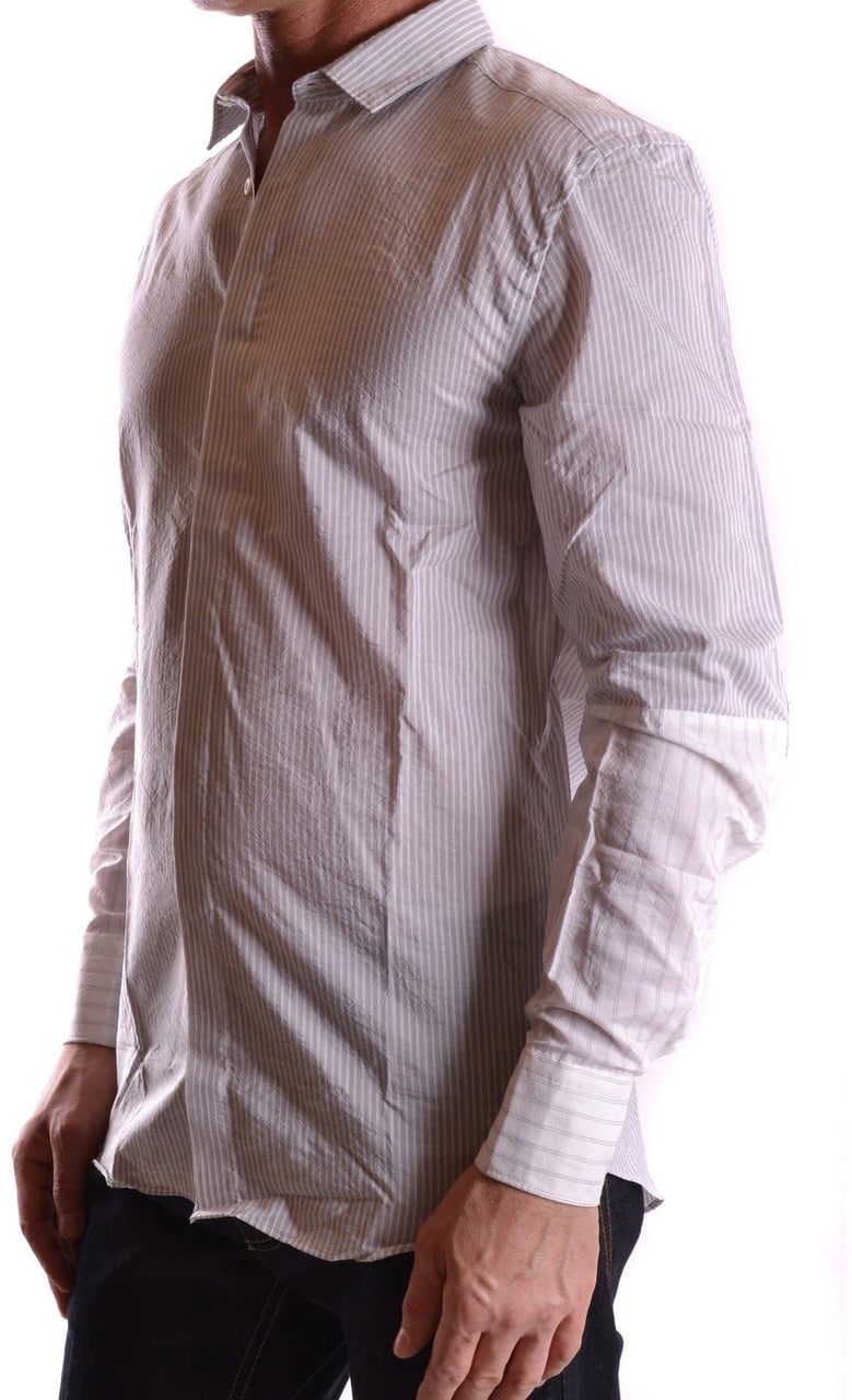 Neil Barrett Men Shirt Grijs