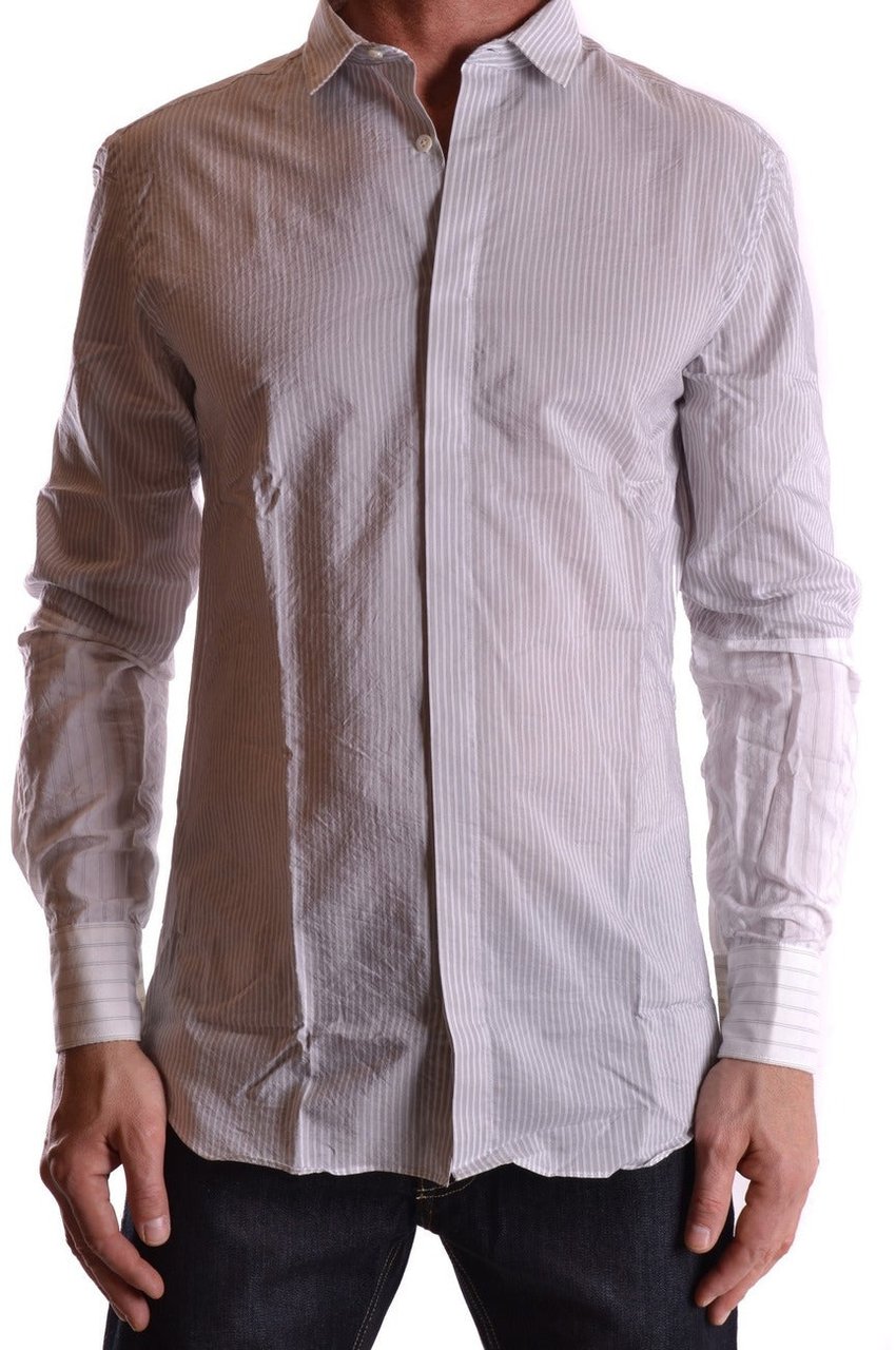 Neil Barrett Men Shirt Grijs
