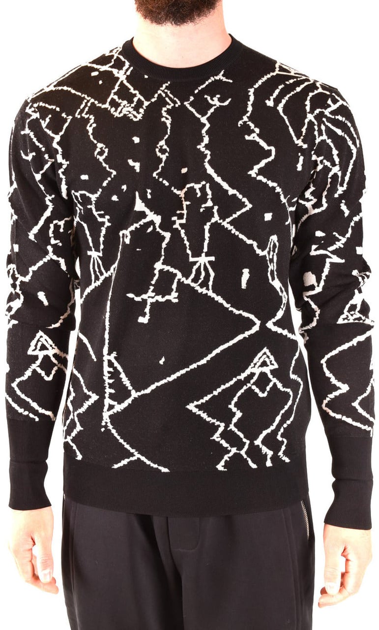 Neil Barrett Men Knitwear Zwart