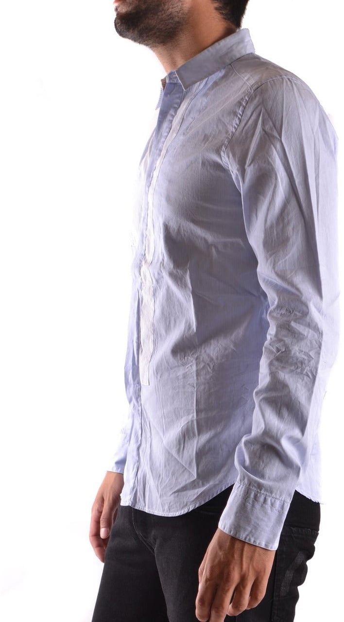 Neil Barrett Men Shirt Lichtblauw