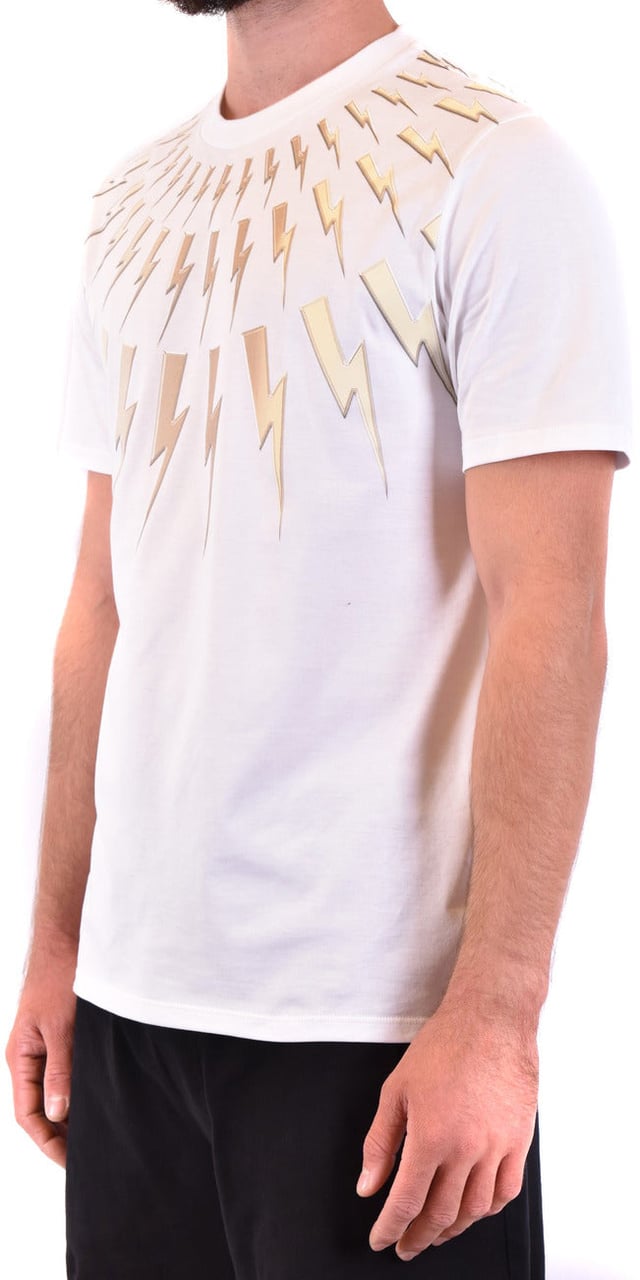 Neil Barrett Men T-Shirt Wit