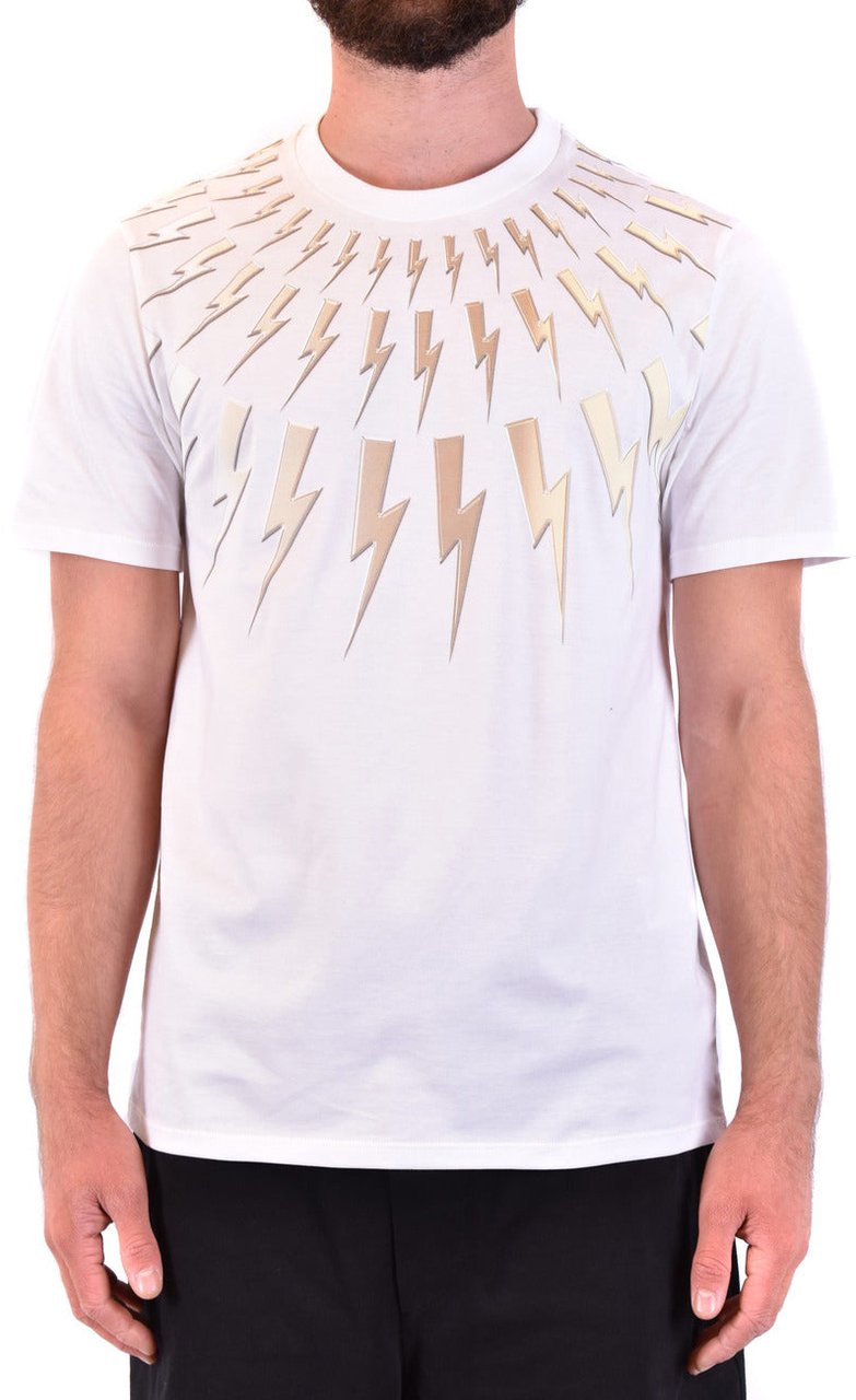Neil Barrett Men T-Shirt Wit
