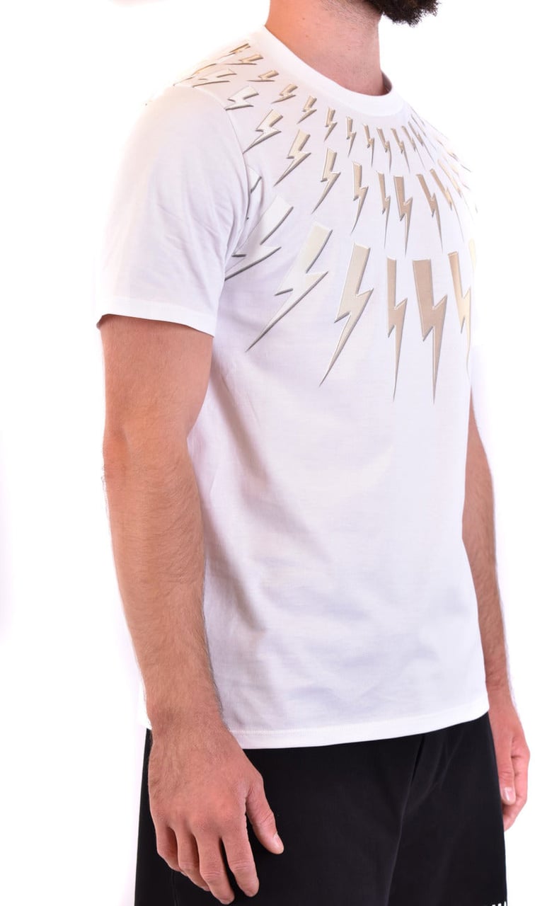 Neil Barrett Men T-Shirt Wit