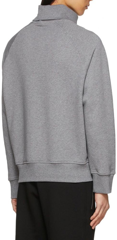 Neil Barrett Neil Barrett Gray Cotton Sweatshirt Grijs