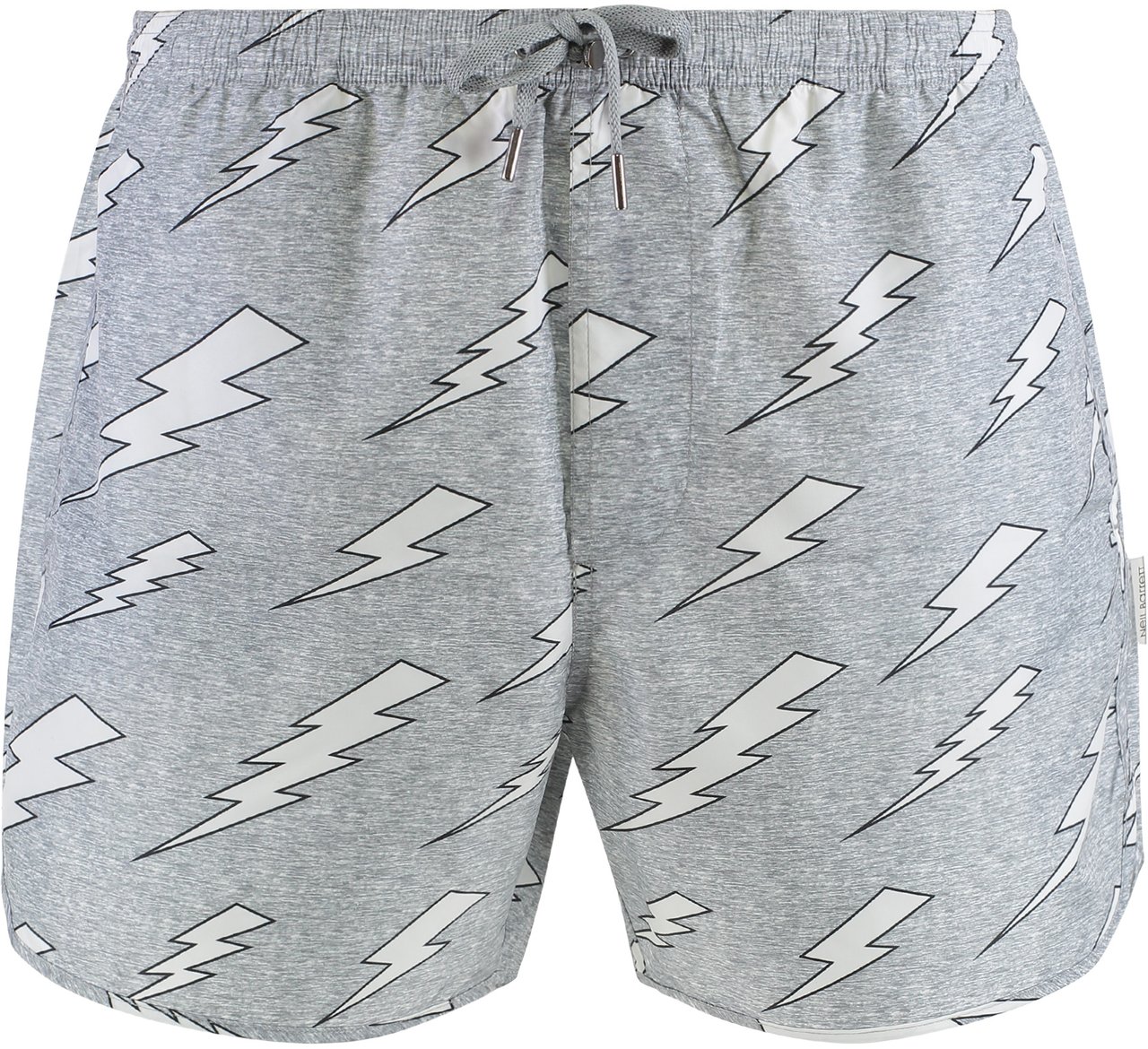Neil Barrett Printed swim shorts Grijs
