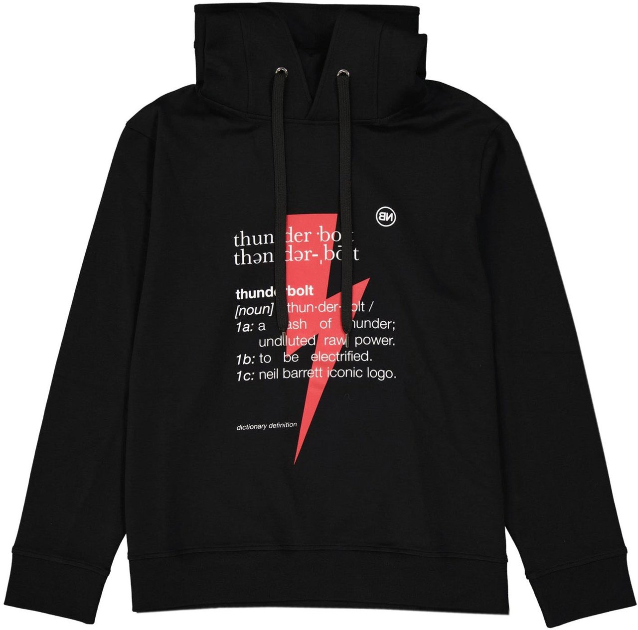 Neil Barrett Neil Barrett Hooded Sweatshirt Zwart