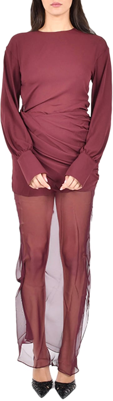 Nensi Dojaka Nensi Dojaka Dresses Bordeaux Rood