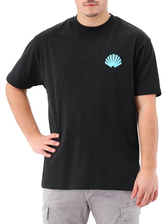 New Amsterdam Surf Association Logo Tee Black Pool Zwart