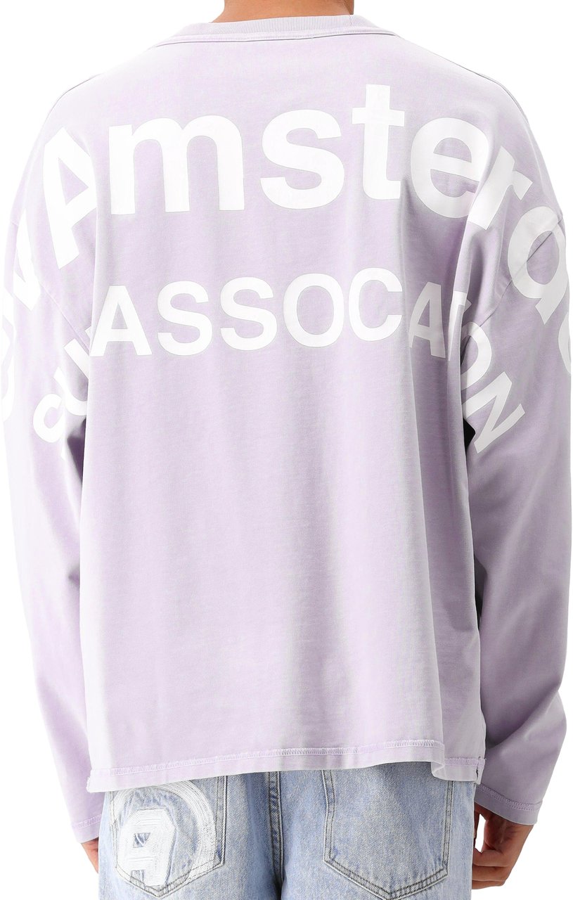 New Amsterdam Surf Association New Amsterdam Sweater Paars Big Logo Paars