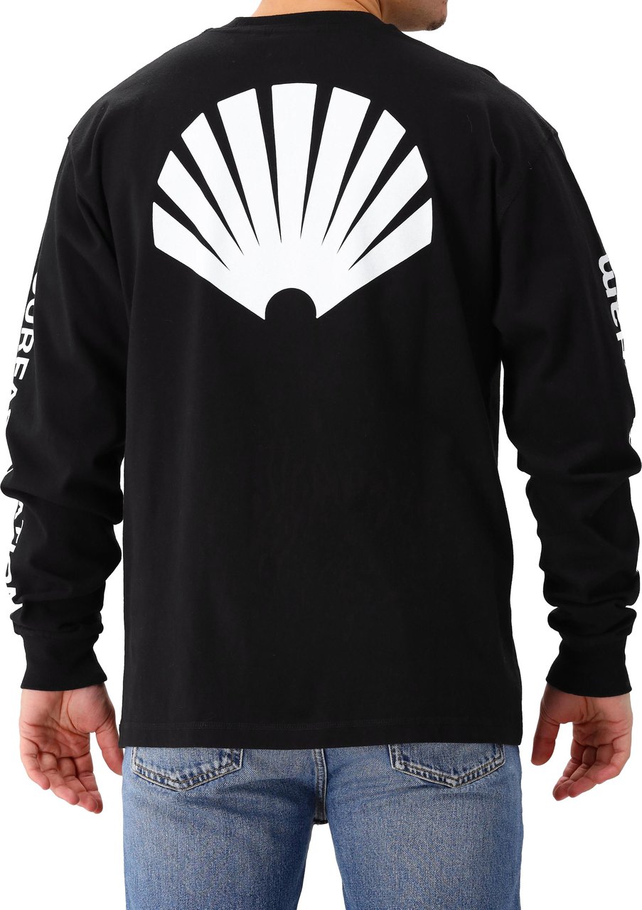 New Amsterdam Surf Association New Amsterdam Longsleeve T-Shirt Zwart Logo Zwart