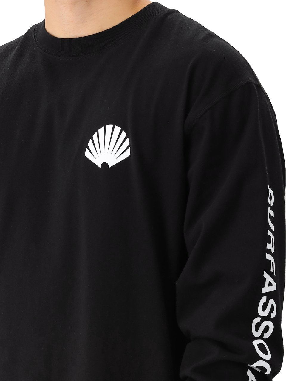 New Amsterdam Surf Association New Amsterdam Longsleeve T-Shirt Zwart Logo Zwart